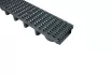 Entwässerungsrinnen PVC 6.3cm B-125 Kunststoff Maschenrost, Länge 1 m - Zoom