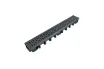 Entwässerungsrinnen PVC 9.8cm A-15 Kunststoff Stegrost -Gesamtansicht