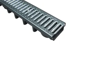 Hoofdafbeelding van Entwässerungsrinnen PVC 6.3cm A-15 Verzinkt